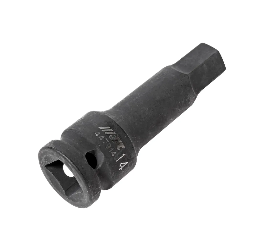 Головка торцевая ударная HEX 1/2" х H14, длина 78мм JTC /1