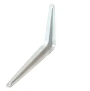 Полкодержатель 39105.003 125х34х150 сталь 0,8мм, белый