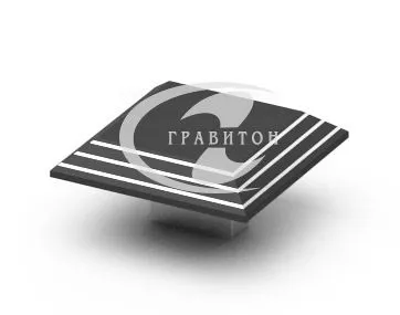 ProDecor, ручка Spezia, 60х60 мм, под нержавеющую сталь сатинированную