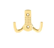 Крючок Н5534Е AL 2-х рожковый, золото