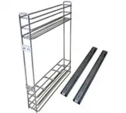 Бутылочница 2-уровневая  S-2211 105х505х460 с креплением фасада 150 мм, с доводчиком