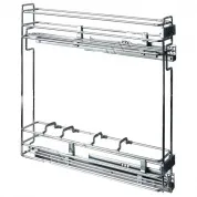 Бутылочница 150мм (150х475х500) с доводчиком, направляющие BLUM, левые