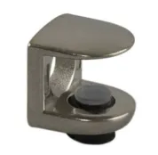 Полкодержатель для стеклянной полки 5-9 мм, никель