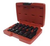 НАБОР ГОЛОВОК УДАРНЫХ 1/2" HEX H4-19ММ L=60ММ 12 ПРЕДМЕТОВ В КЕЙСЕ JTC