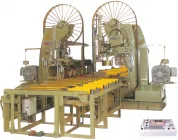 Станок двойной ленточнопильный с автоматической роликовой подачей OHI OST-TYV-260-1200 мм