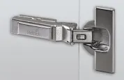 Петля Intermat 9944-T42-W -30-K12, для накладных дверей, с углом корпуса -30°, угол открытия 125°