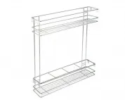 Бутылочница 150 мм 2-уров 100х470х444мм, с крепл.фасада без направляющих