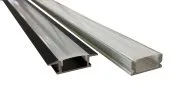 Профиль врезной для LED-ленты, Хром матовый 24,3/17*6.9*3000мм.