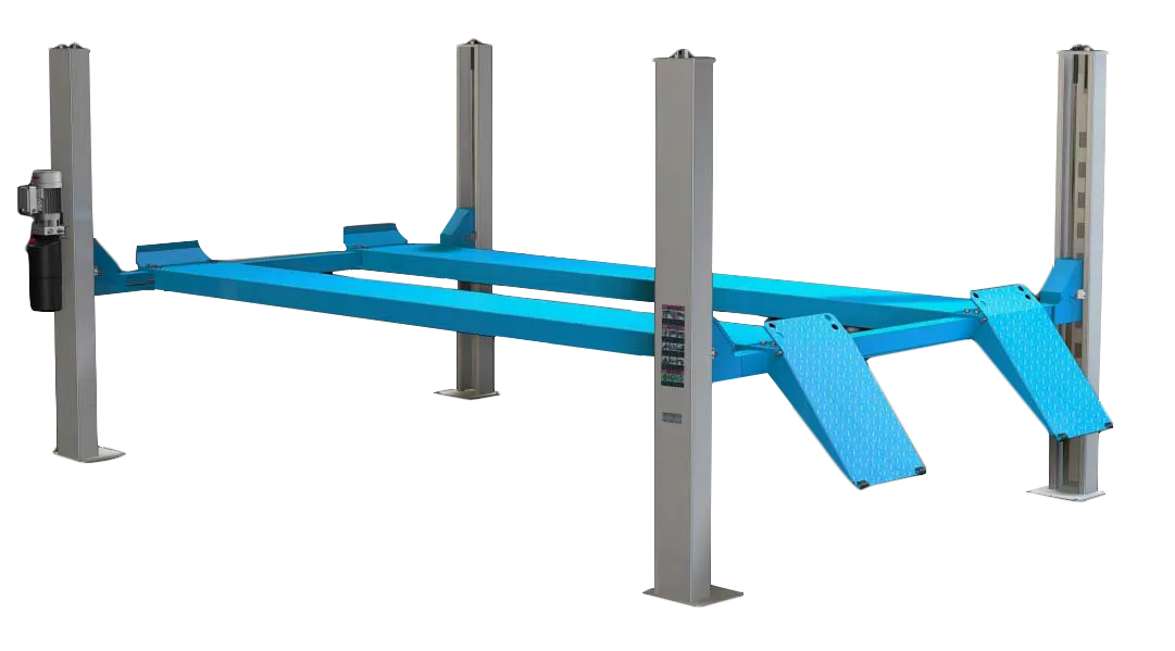 Автоподъемник четырехстоечный, 4.2т, с траверсой 2500 кг, 380V