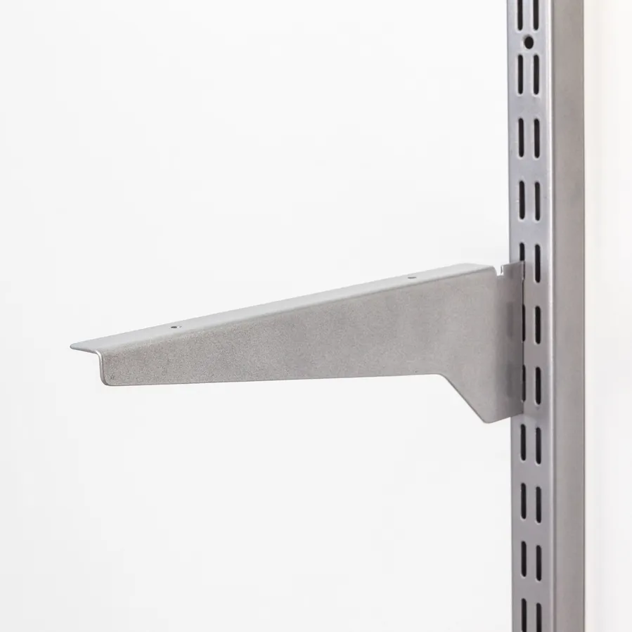 Кронштейн для полки ЛДСП усиленный 250 мм пр./лев. (комплект), серый