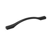 Ручка-скоба Н76-160, черная (АЛЮМИНИЙ)