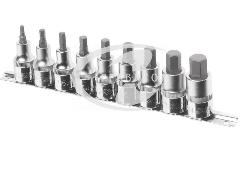 Набор насадок HEX 1/2" H4-H14 9 предметов JTC /1