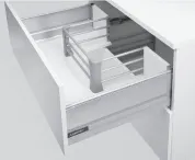 Комплектный набор под мойку с рейлингом для ящиков НОВЫЙ SMARTBOX , 500 , белый SAMET