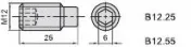 Винт В12.25 (М12*25) для фрез Иберус