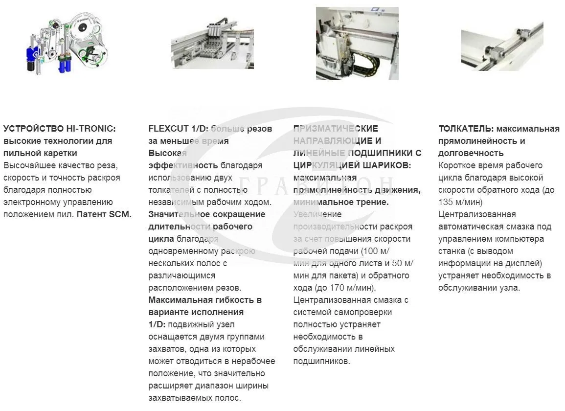 Пильный центр автоматический с одной линией реза SCM Gabbiani g 3 145