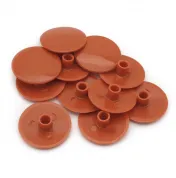 Заглушка эксцентрика №7, уп 500шт темн. вишня