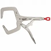 Зажим Locking hand clamps 11" with ragular pads Milwaukee