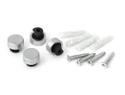 Зеркалодержатель металл D=17мм, хром, компл. 4шт.