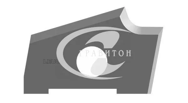 182332 Нож твердосплавный профильный 22,32x14x2мм R=2мм R HL Board 06 Leuco