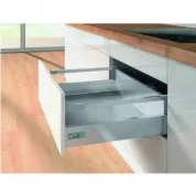 Комплект InnoTech Atira частичного выдвижения Silent System, 420 на 144, релинг, серый