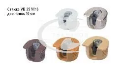 VB 35M/16, стяжка эксцентриковая пластмасса орех 902236300/911046500
