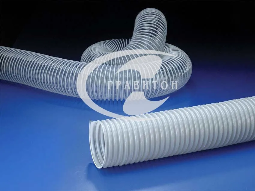 Воздуховод  для удаления отходов д/о ПВХ ф140мм  (бухта 15 м)