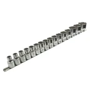 НАБОР ГОЛОВОК ТОРЦЕВЫХ 1/2" 12-ТИ ГРАННЫХ 10-32ММ НА ПЛАНКЕ JTC