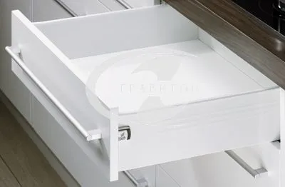Выдвижной ящик MultiTech в наборе, длина 400 мм, высота 214 мм, белый