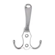 Крючок Н5518Е AL 3-х рожковый, матовый хром