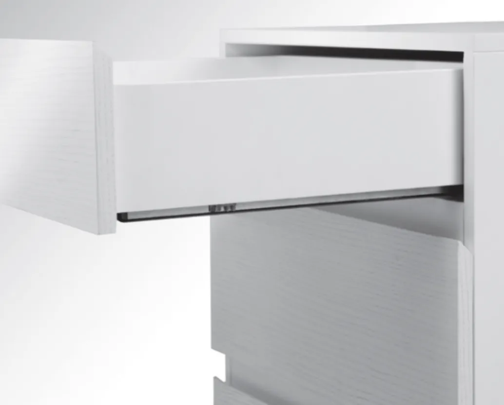 Направляющая SMART SLIDE полного выдвижения 40 кг P2O и доводчиком 550 MM с синхронизацией (пакет)