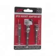 Набор адаптеров 1/2"X73L, 3/8"x65L, 1/4"X65L (старый артикул JTC-JW0760) JTC /1/10/40