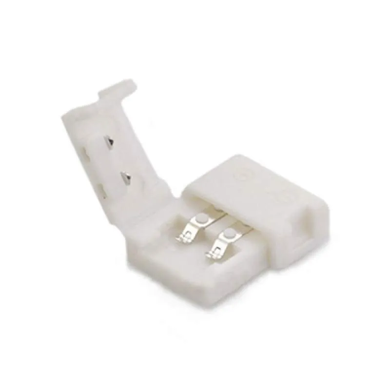 Соединитель с защелками для одноцветных светодиодных лент шириной 8мм 16х12х5мм