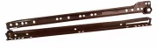 Роликовые направляющие RAL8017 400 mm, коричневые