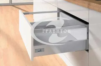 Комплект InnoTech Atira полного выдвижения Silent System, 350 на 176, релинг, серый
