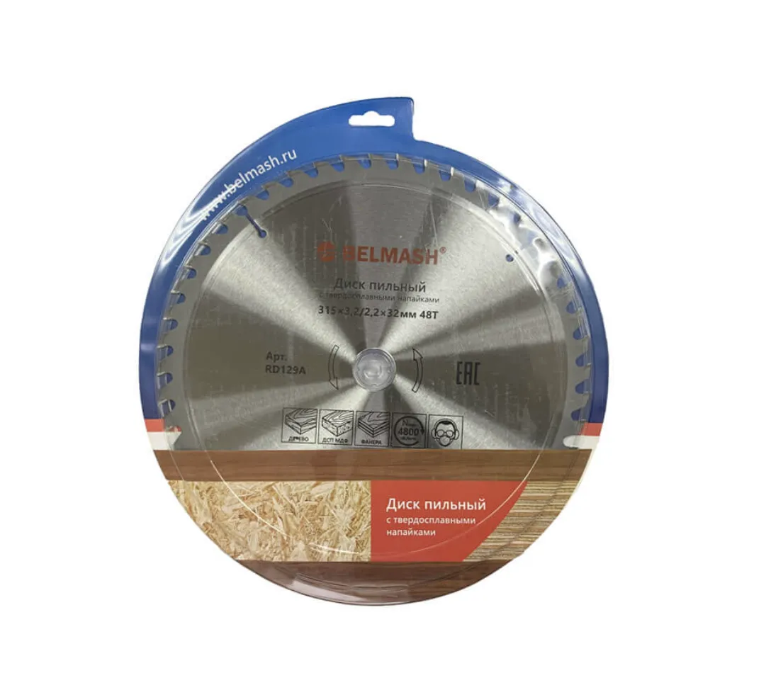 Пила дисковая 315х3,2/2,2х32/30мм 48Т  BELMASH