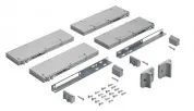 КОМПЛЕКТ ДЕМПФЕРОВ SILENT SYSTEM TOPLINE L 3 ДВЕРИ,ПЕРЕД ВЕРХ.ПАН., ОТКРЫТ.
