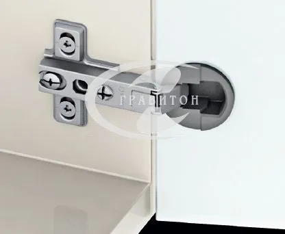 Петля STAR MINI изгиб 0 мм, для стеклянных, накладных дверей SAMET