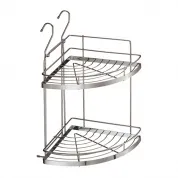 Полка угловая двойная ALBA CWJ201F 258x238x430мм