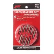 Набор вставок в боксе с отверстием 1/4"DR TORX T7H-T40H 10пр. JTC