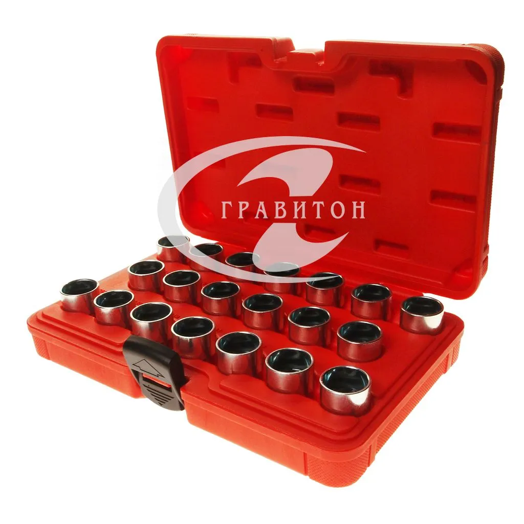 Набор головок для демонтажа секретных болтов VW (20ед)  JTC