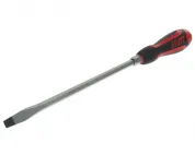 Отвертка шлицевая SL8.0 х 200мм усиленная со сквозным стержнем JTC /1