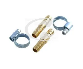 Соединитель "елочка"+"елочка" 12мм x 12мм  (2 шт. + хомуты)в блистере