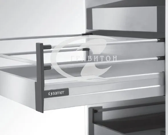 Соединитель передней панели для НОВОГО ящика SMARTBOX IN-BOX,с двумя реллинга,бел. SAMET