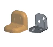 Уголок крепежный с пластиковой крышкой, вишневый (5), тип 2, уп 500шт