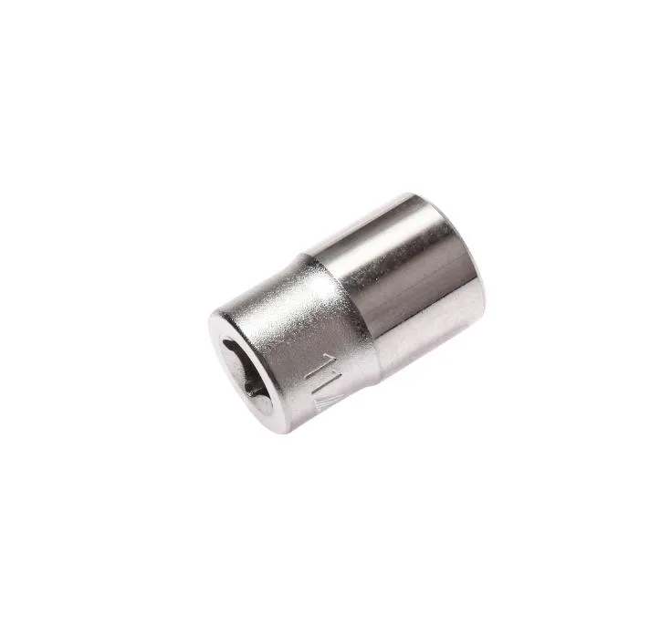 Головка торцевая 6-гранная 1/4" х 11мм, длина 25мм JTC /1/20/1000