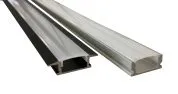 Профиль врезной для LED-ленты, Черный матовый 24,3/17*6.9*3000мм