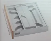 IТ- вставка для ящика Innotech, глубина корпуса 501-550, ширина 593-642, пластик серебристый