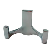 Крючок R17, 2-х рожковый, хром