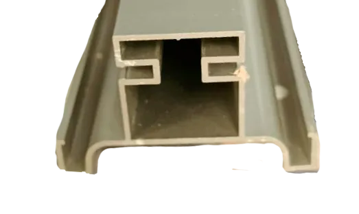 Профиль вертикальный промежуточный Хром матовый L= 5.4м.GOLA 