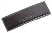 Заглушка для консоли петли Sensys, стальная, с логотипом Hettich, черный обсидиан